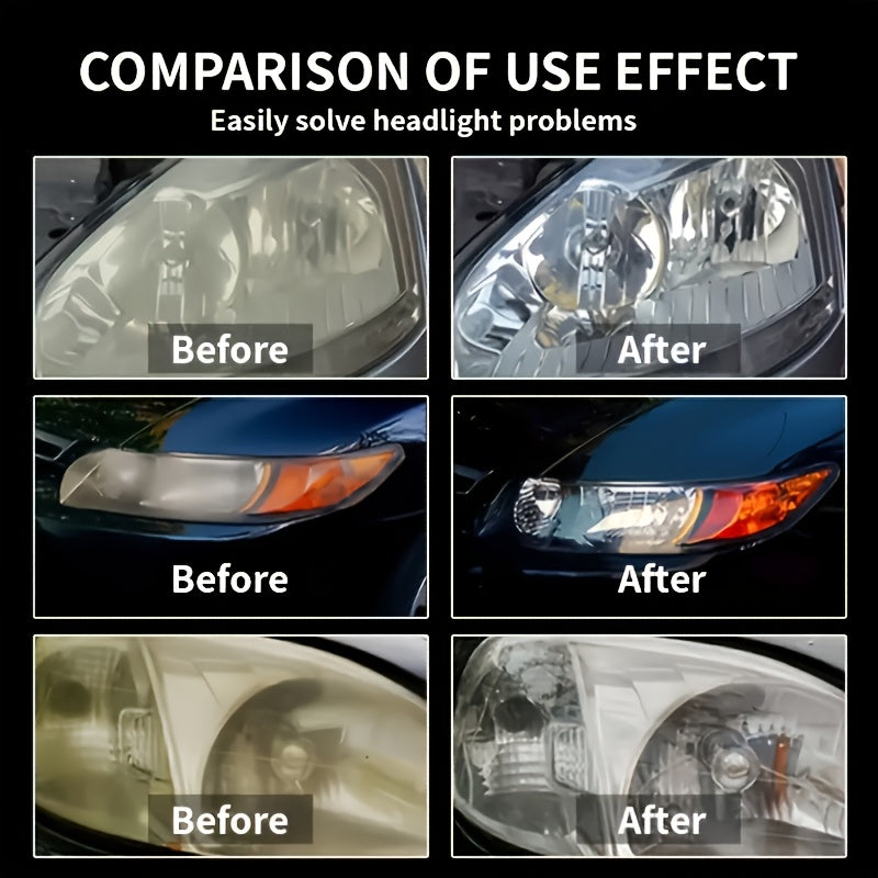 Headlight Restoration Spray – Remove Yellowing, Haze & Scratches