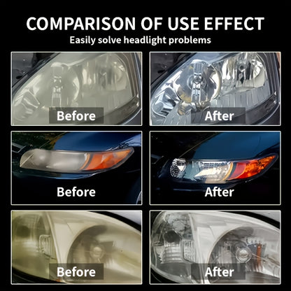 Headlight Restoration Spray – Remove Yellowing, Haze & Scratches